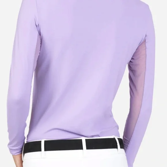 The Tailored Sportsman Icefil Sunshirt Orchid with Silver Zipper XS - Picture 2 of 13
